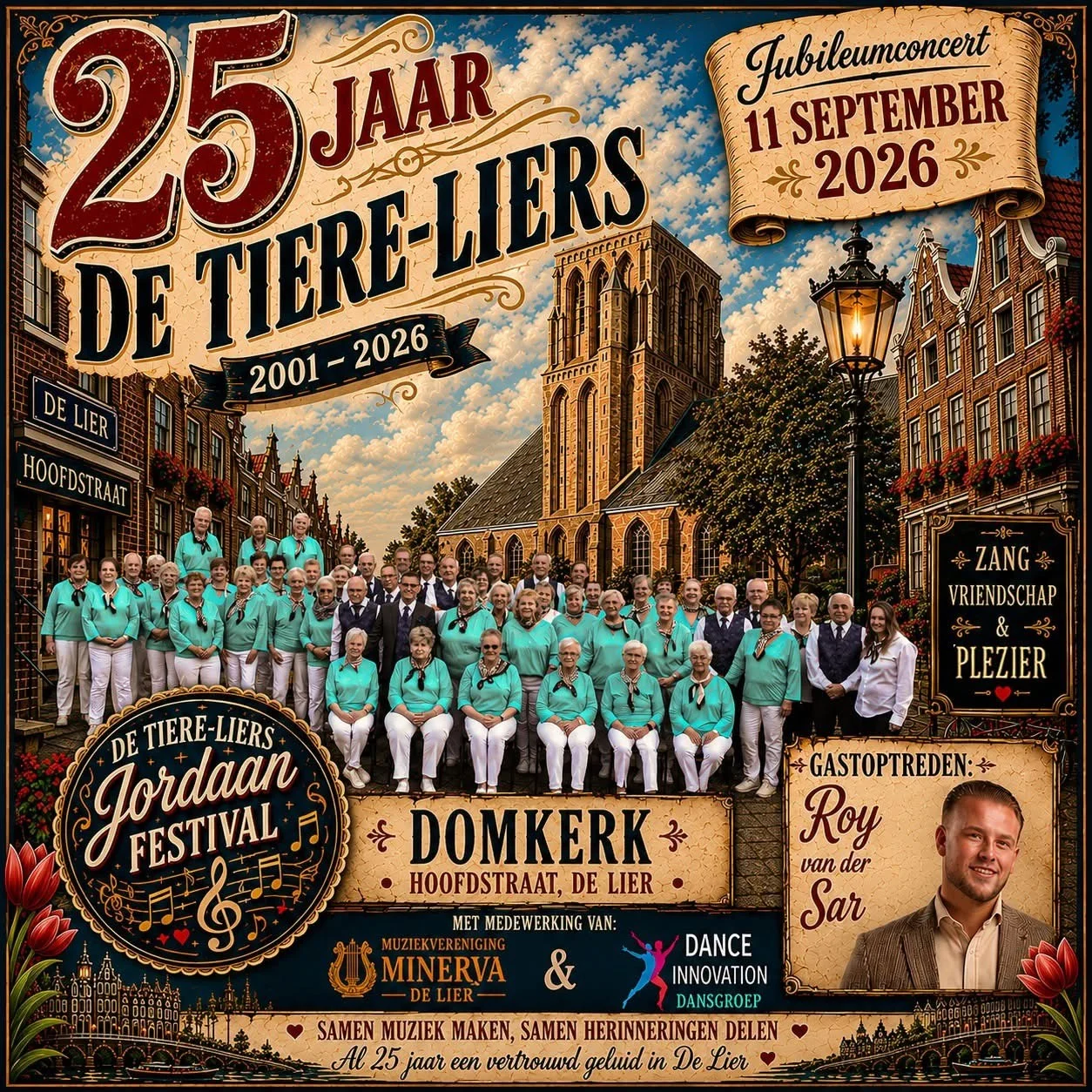 Flyer jubileumconcert Tiereliers