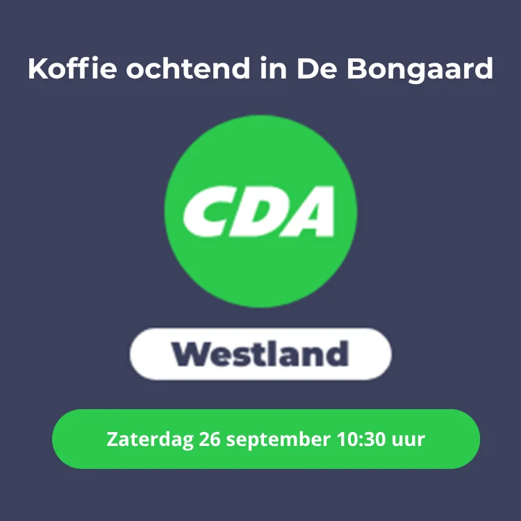 CDA koffie-ochtend